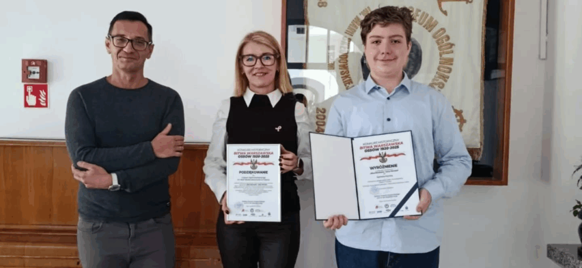 Szymon wyróżniony w konkursie MWP!