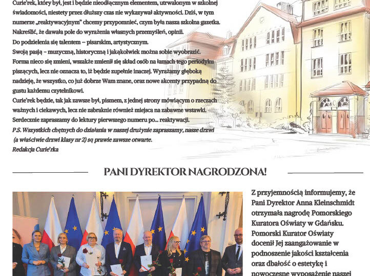 Curie'rek - reaktywacja, czyli WRACAMY!