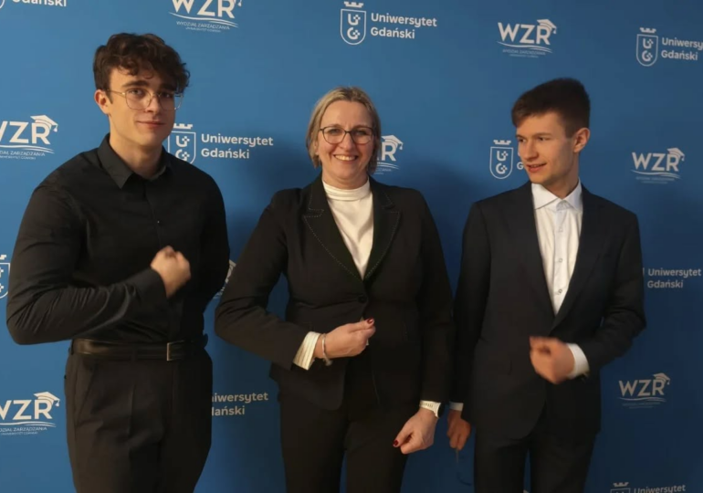 Igor w etapie centralnym Olimpiady Statystycznej