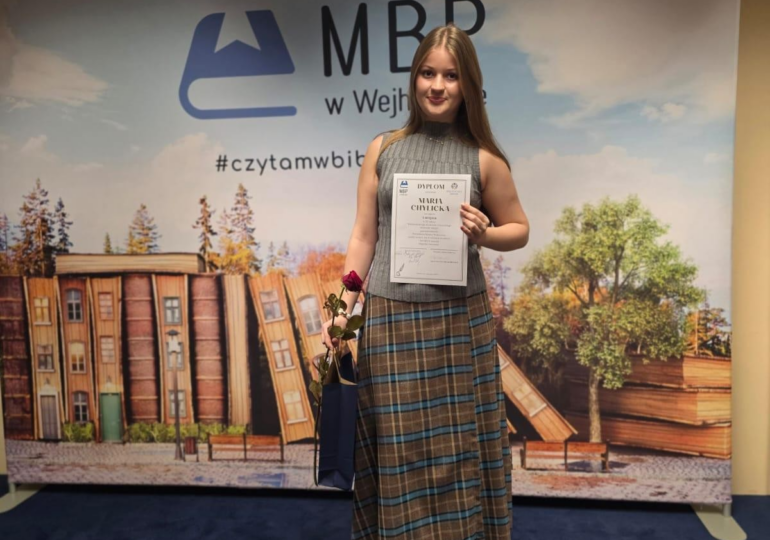 Maria laureatką konkursu poetyckiego
