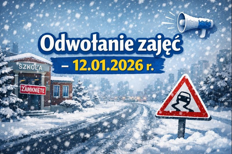Odwołanie zajęć – 12.01.2026 r.