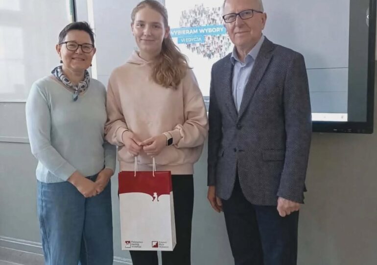 Paulina Kalkowska z nagrodą